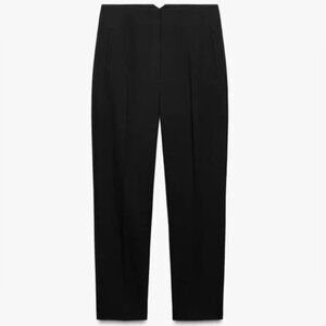 ZARA Black High Waisted Ankle Pants NWT